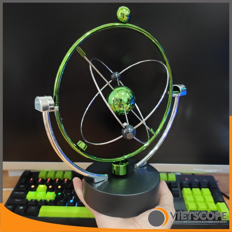 Con lắc cân bằng từ tính để bàn giảm stress - Con lắc vĩnh cửu - Con lắc Newton 2