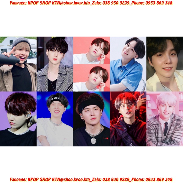 CARD BO GÓC SUGA BTS