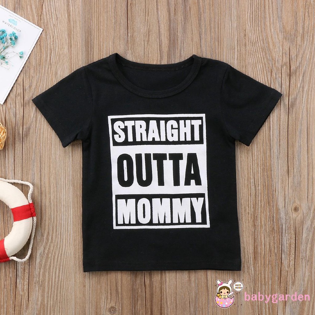 Áo Thun Cotton Tay Ngắn Cho Bé Trai