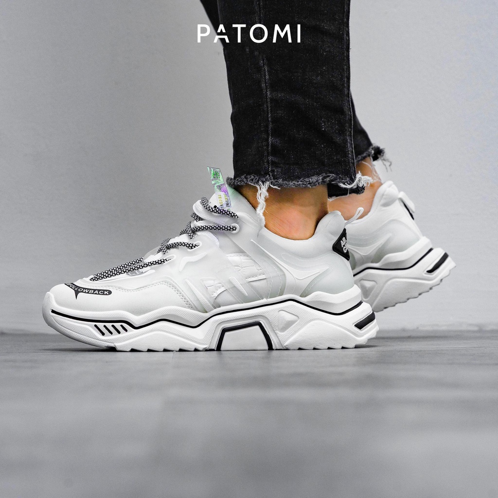 Giày thể thao nam chính hãng Thời trang PATOMI, giày sneacker nam tăng chiều cao phong cách ulzzang -G194
