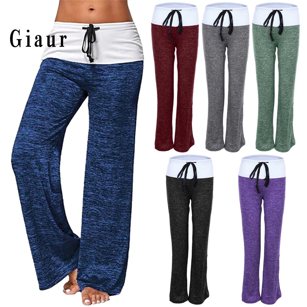 Quần Dai ống Rộng Tập Yoga Thể Thao Thời Trang Nữ Tinh Gia Chỉ 98 691đ Mua Ngay Kẻo Hết Store Salezone Vn