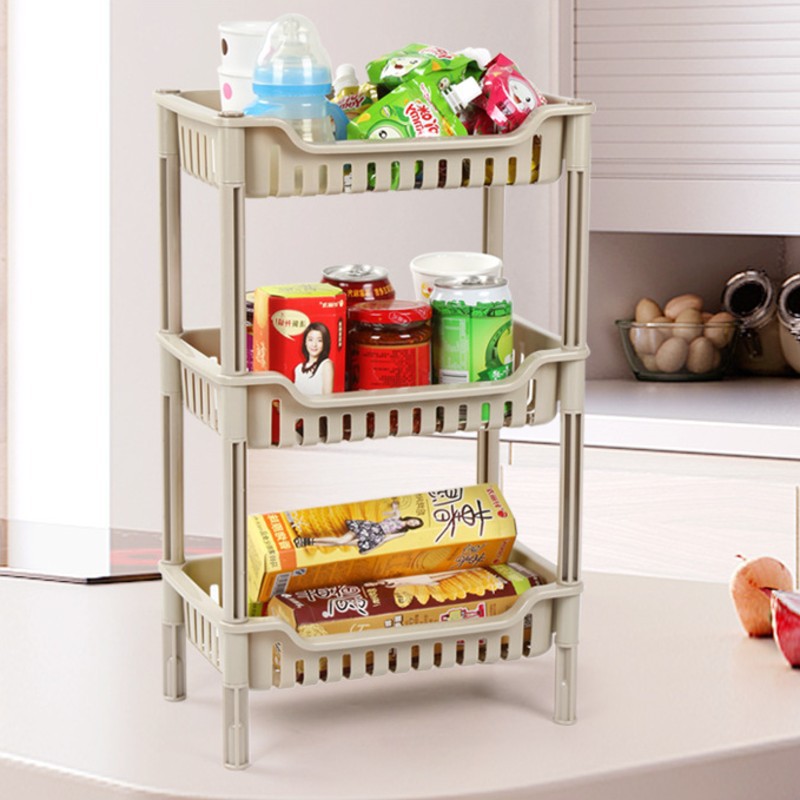 Kệ để đồ nhà bếp 4 tầng đa năng,kệ để gia vị nhà bếp,đồ dùng nhà tắm cao cấp No 3424