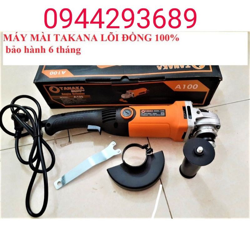 Máy mài góc Tanaka. Lõi đồng.  Đủ Công suất 950w