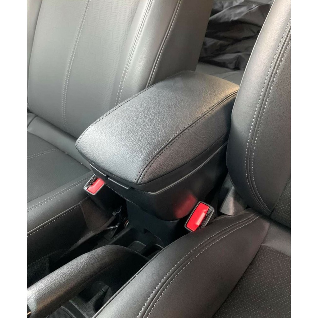 Hộp Tỳ Tay, Bệ Tỳ Tay Xe Mazda CX3, CX-3 2021 2022 Cao Cấp Màu Đen M03 có cổng sạc USB tiện lợi, lắp đặt dễ dàng