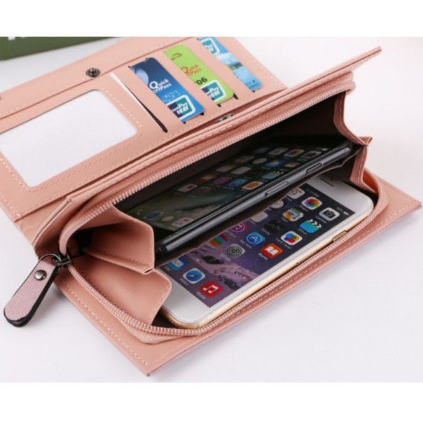 Ví Nữ Cầm Tay PARA Thời Trang VIDEO THẬT Ví Da Cầm Tay Sang Trọng, Mẫu Mới (VDD-17)