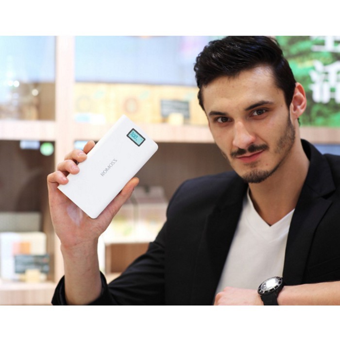 Pin sạc dự phòng ROMOSS sense 6 plus 20000 mAh - Chính hãng