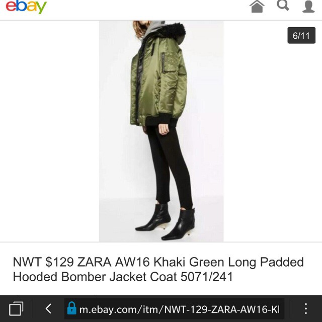 Jacket bomber dáng dài 3 lớp