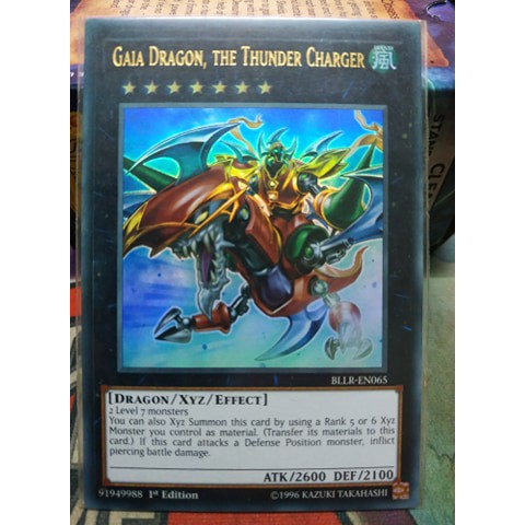 Giảm giá Thẻ bài XYZ Gaia Dragon, the Thunder Charger - Ultra Rare - BeeCost