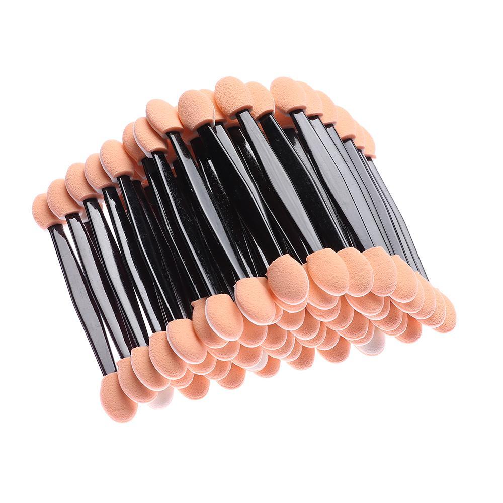 Set 50 Cọ Trang Điểm Mắt Hai Đầu Dùng Một Lần Tiện Lợi