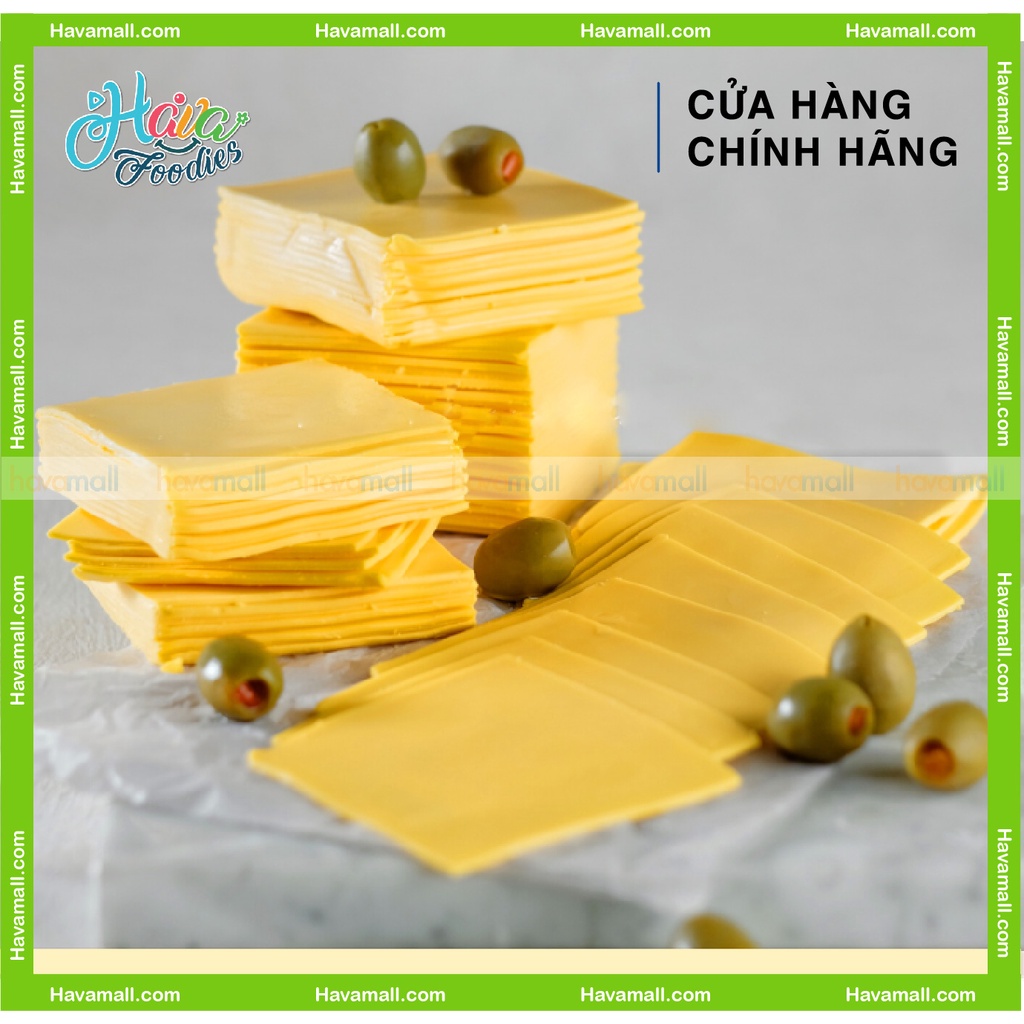 Phô Mai Lát Havafoodies 8 Miếng – Sliced Cheese