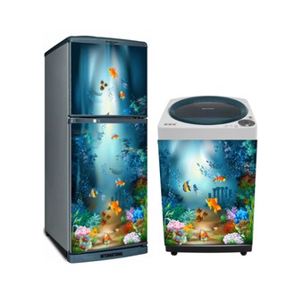 Combo Decal dán Tủ lạnh và Máy giặt