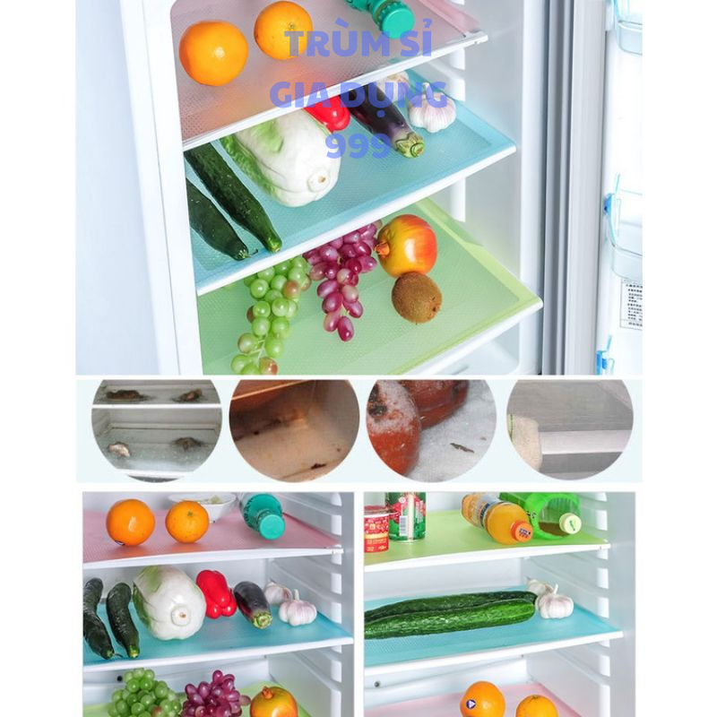 combo 4 miếng lót bàn ăn, tủ lạnh, học tủ chống thấm tốt,Bộ 4 Miếng Tấm Lót Tấm Lót Tủ Lạnh Giúp Làm Sạch Tủ