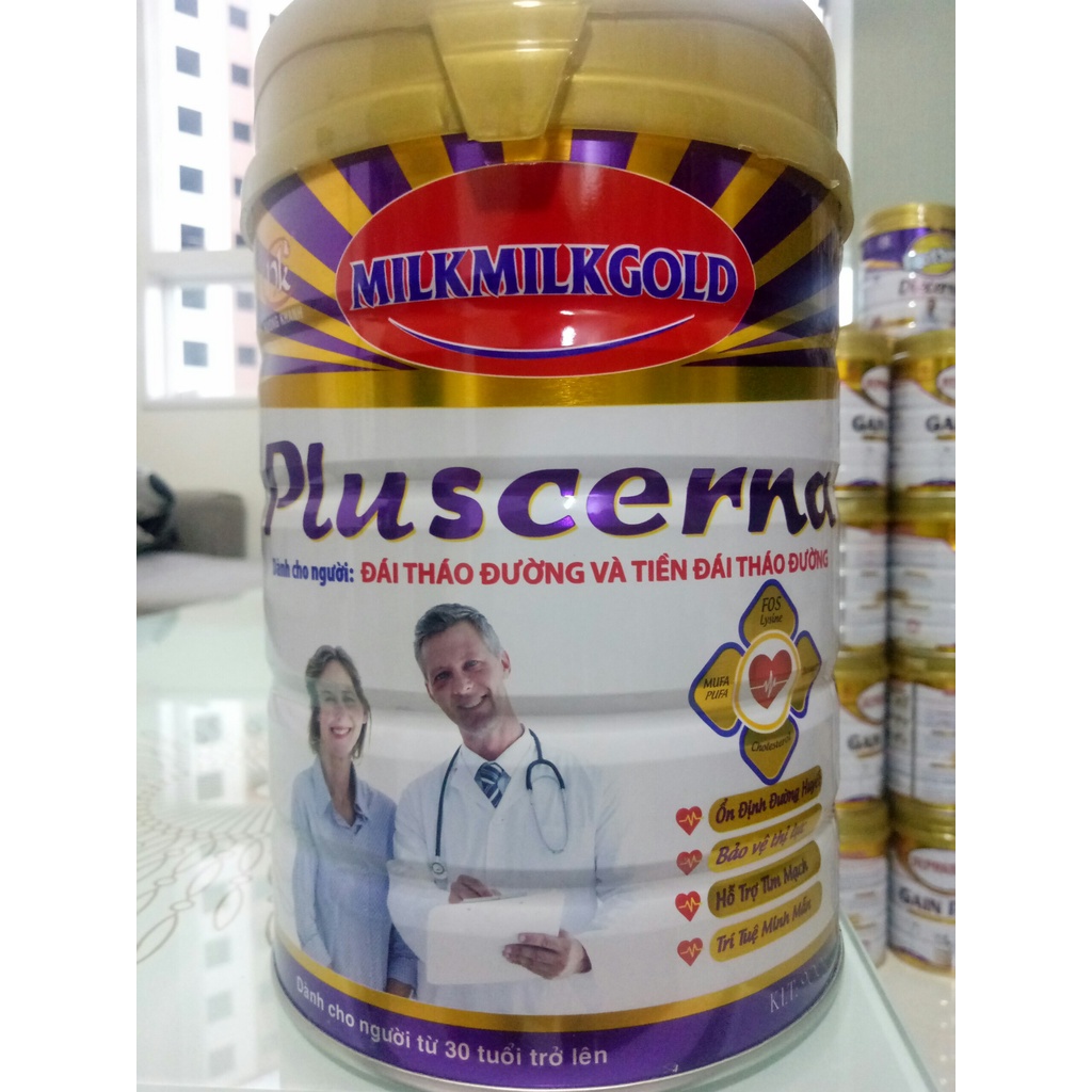 Sữa dành cho người tiểu đường Milkmilkgold Pluscerna lon 900gr
