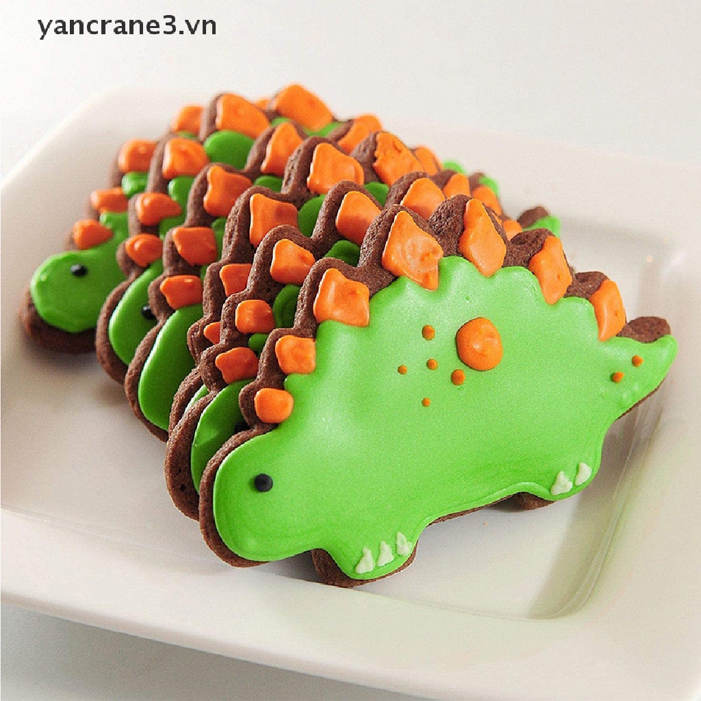 {Home} 7Pcs Dinosaur Stainless Cookie Cutters Biscuit Candy Food Molds  Party Supplies {yancrane3.vn}