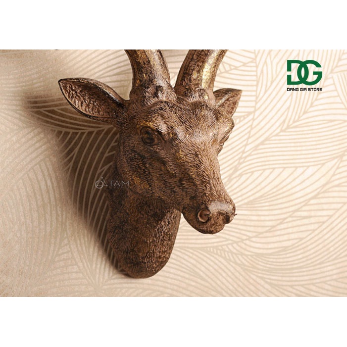 Tượng đầu hươu treo tường cỡ lớn số 40