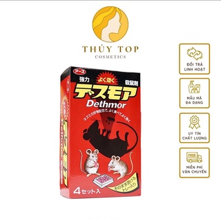 Viên Diệt Chuột Chuẩn Nội Địa Nhật Bản Dethmor Hộp 4 Vỉ Siêu Hiệu Quả
