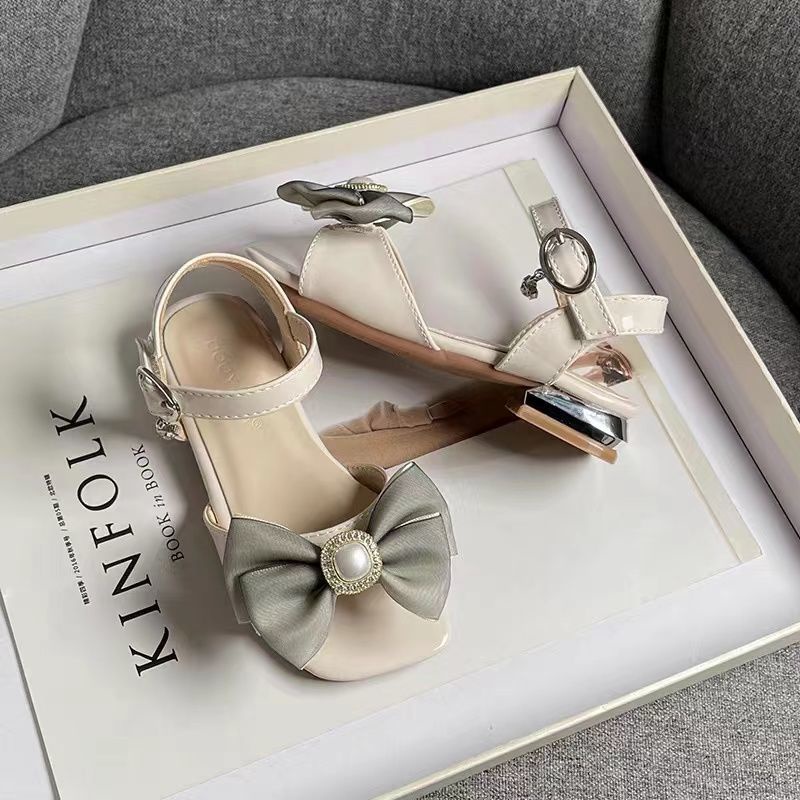 Xăng đan Cao Gót Đế Mềm Chống Trượt Có Đèn led Thời Trang Mùa Hè 2022 Dành Cho Trẻ Em