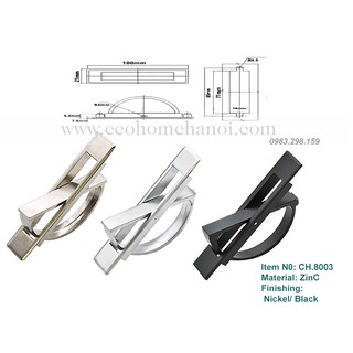 Tay nắm âm xoay bán nguyệt ( tay nắm xoay 360 độ) CH8003