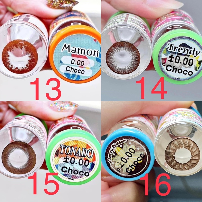 Các mẫu lens chocolate HOT size to_không độ (FREE SHIP)