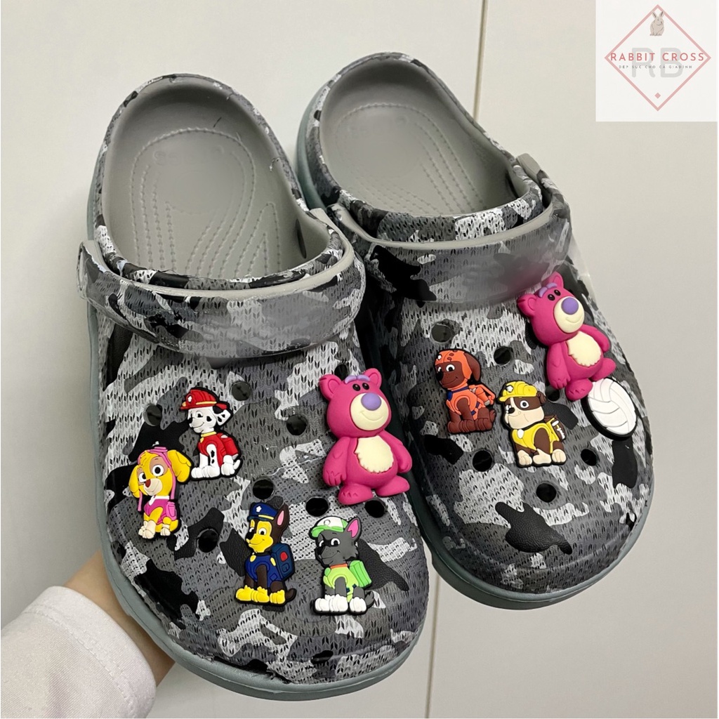 Dép Sục Cross Cá Camo Vảy Sơn Nhiều Màu