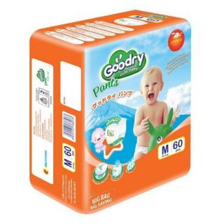 Tã quần Goodry gói Jumbo các size M60/L54/XL48/XXL44.
