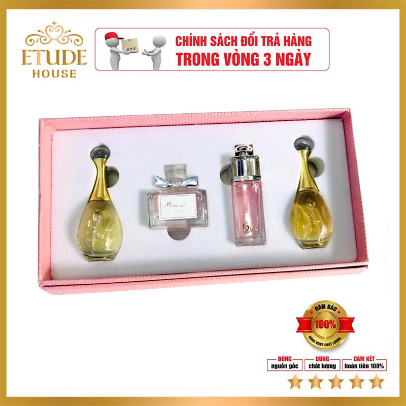 ❤️ chính hãng ❤️ Set Nước Hoa Dior 4 Chai (Hộp trắng) | Thế Giới Skin Care