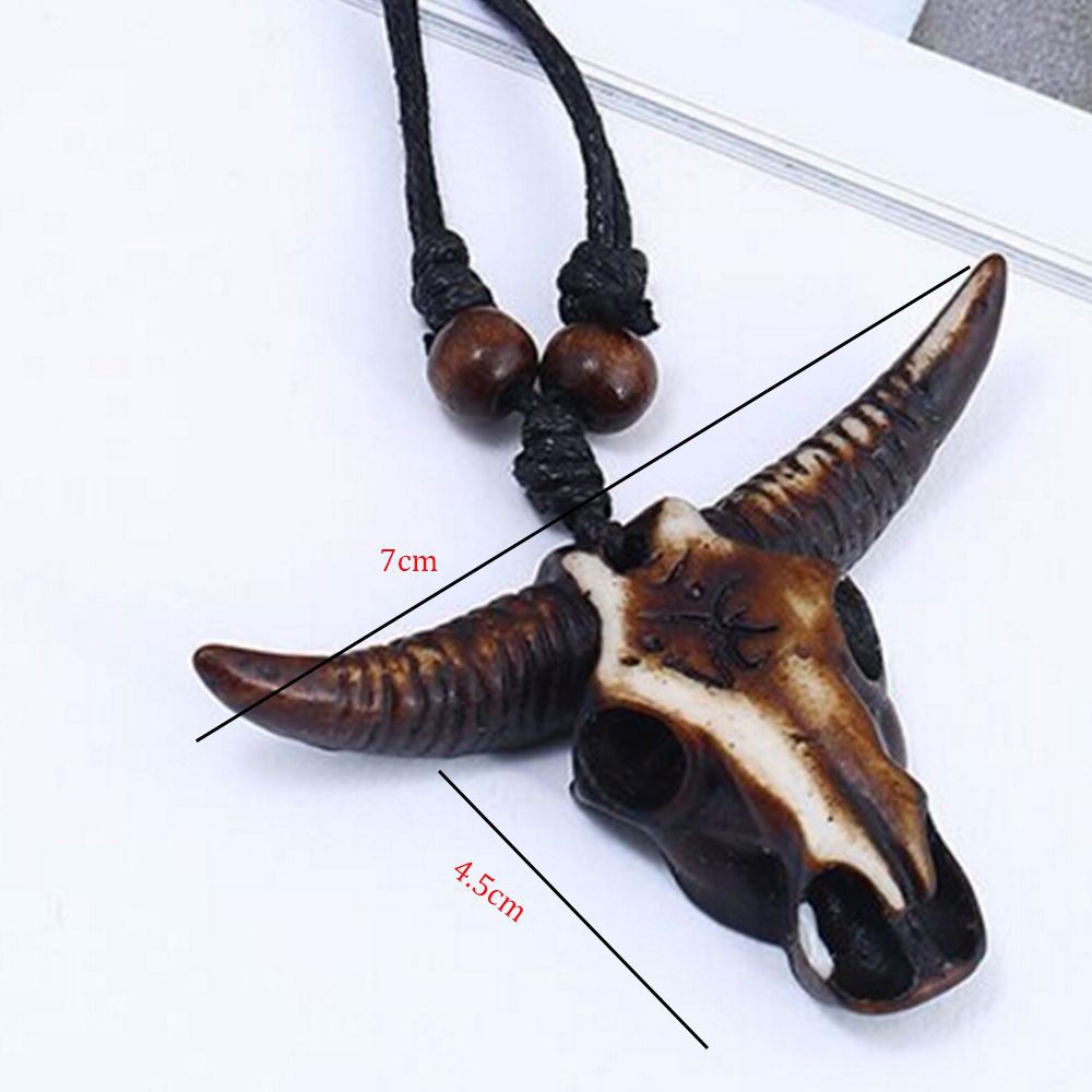 Dây Chuyền Da Bò Mặt Nhựa Trong Họa Tiết Thổ Cẩm