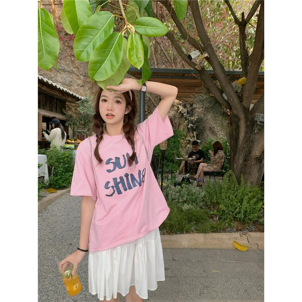 Áo Thun Cotton Tinh Khiết Ngắn Tay Phong Cách Mới Mùa Hè 62792