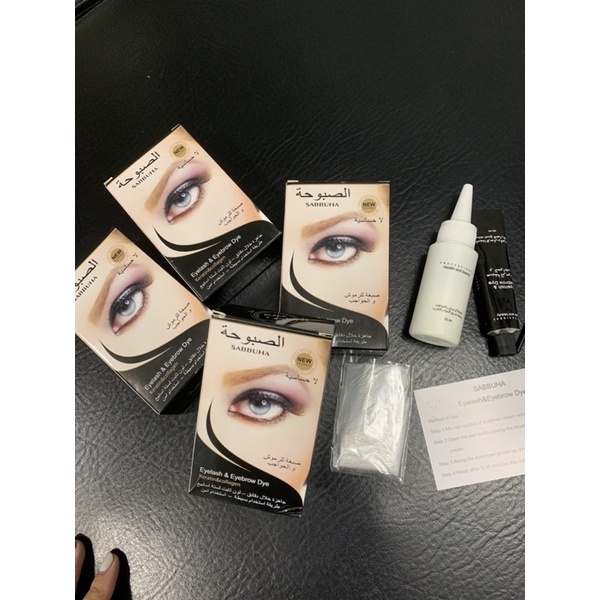 Set phủ đen, nhuộm lông mi lông mày