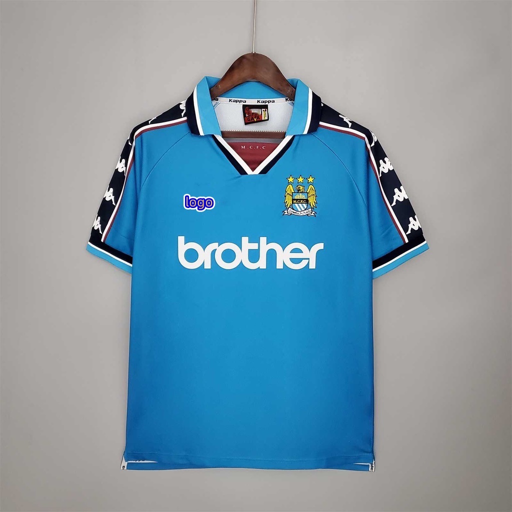 Áo Thun Số 11 12 88 90 94 96 98 99 01 1972 1991 Manchester City jersey