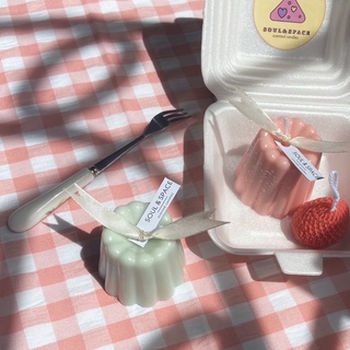 Nến thơm handmade cao cấp hình bánh Pudding