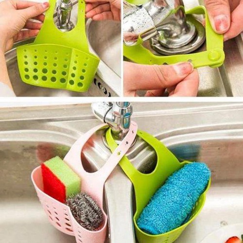Giỏ Treo Bồn Rửa Chén/Bát, Giỏ Đựng Đồ Rửa Chén Tiện Ích