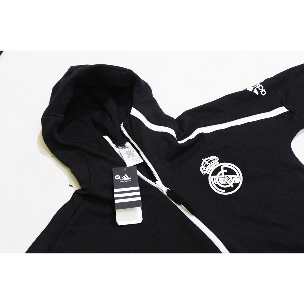 Áo Khoác Hoodie Adidas Zne Real Madrid Chính Hãng