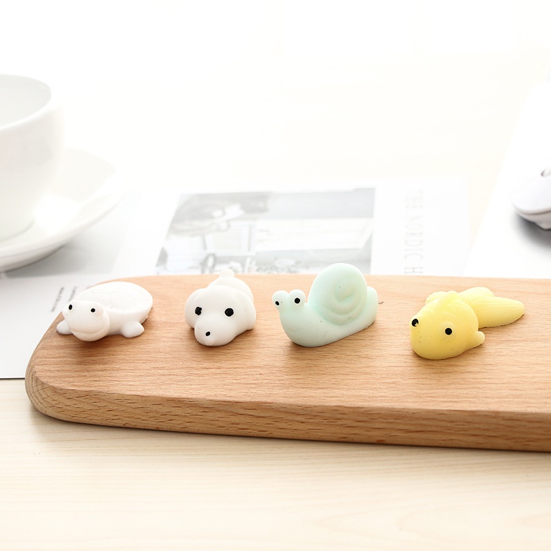 Y&amp;X Mochi Đồ Chơi Mềm Dẻo Giảm Stress Hình Động Vật Xinh Xắn Dành Cho Bé