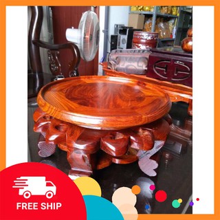 Mỹ nghệ bắc ninh đôn gỗ hương mặt 22cm x cao 16cm
