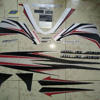 Trọn bộ tem Airblade 2012 màu trắng đỏ đen