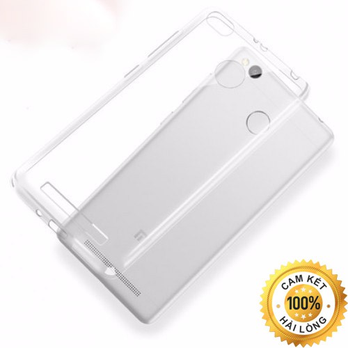 Redmi 3S_Ốp Silicon Xiaomi Redmi 3S Cực Trong (Loại 1)