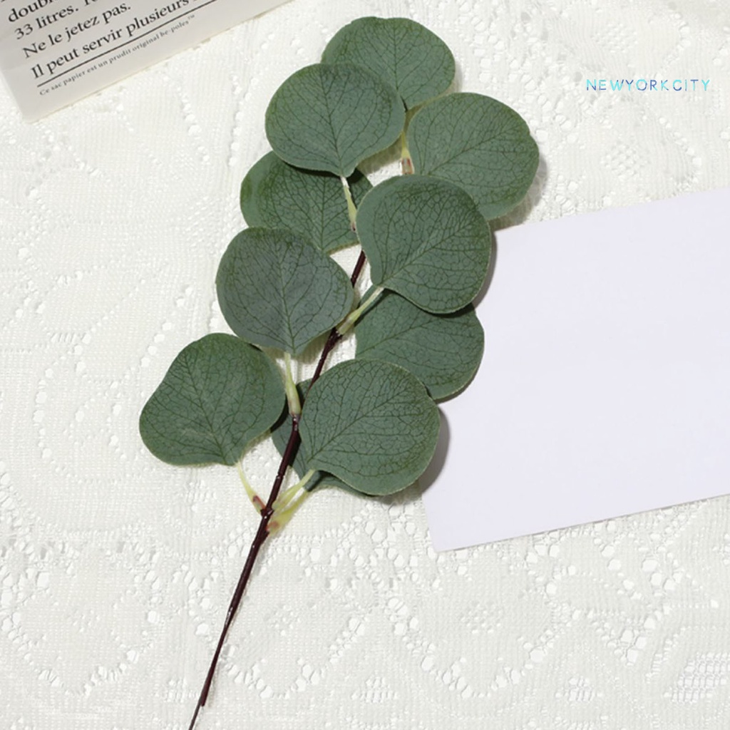 1 Bó Lá Khuynh Diệp Nhân Tạo Nhiều Màu Trang Trí Tiệc Cưới