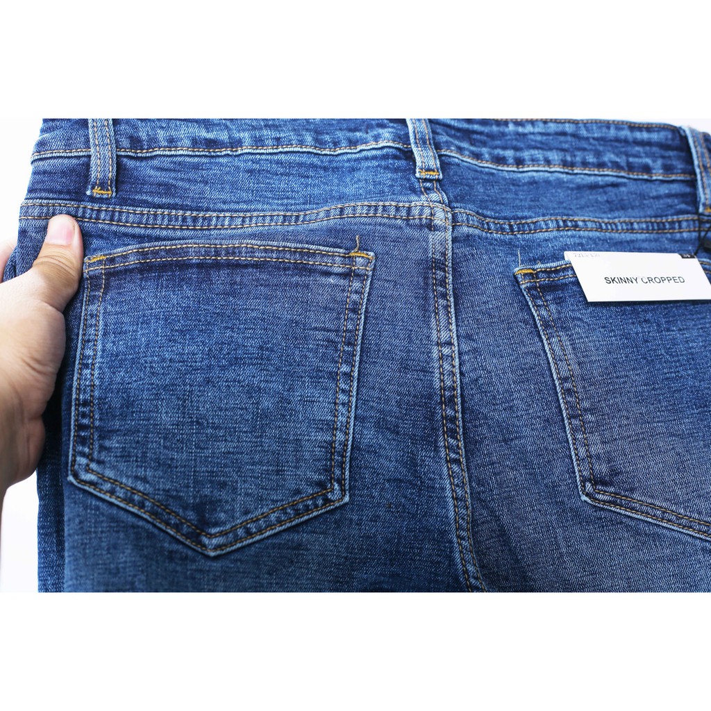 Quần jean nam [𝐅𝐑𝐄𝐄𝐒𝐇𝐈𝐏] Quần jeans trơn ống ôm chất bò vải mềm mịn cao cấp dáng ôm dễ phối áo thun, sơ mi - QJ28