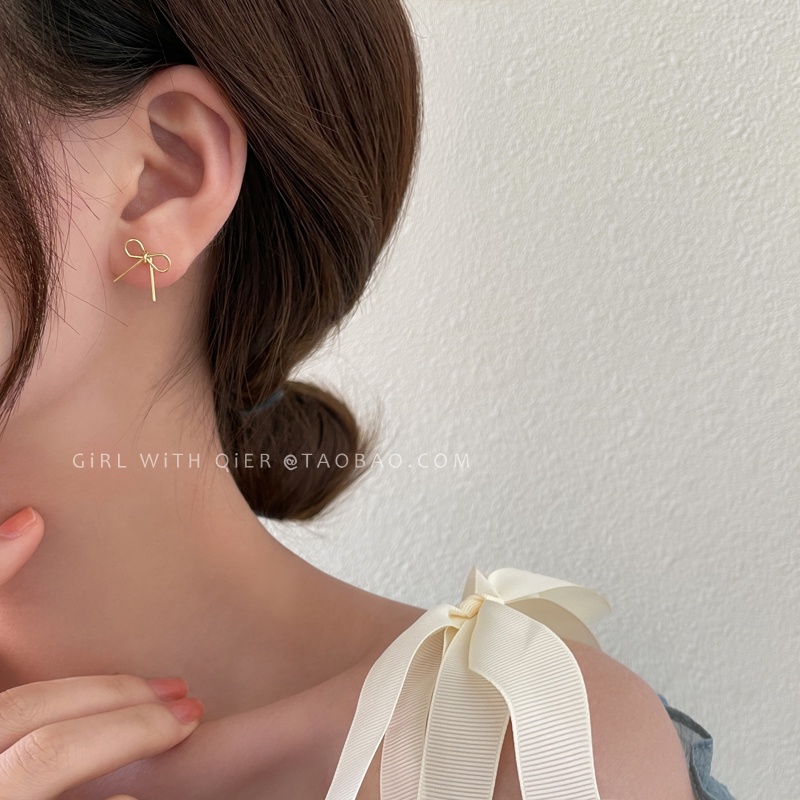 Bông Tai Dáng Dài Đính Ngọc Trai Và Nơ Tua Rua Cao Cấp Thời Trang Mùa Hè 2022 Dành Cho Nữ