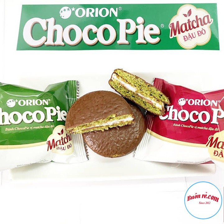 Hộp 12 chiếc bánh Chocopie 3 HƯƠNG VỊ mới thơm ngon bổ dưỡng lợi khuẩn – Buôn rẻ.com 01001