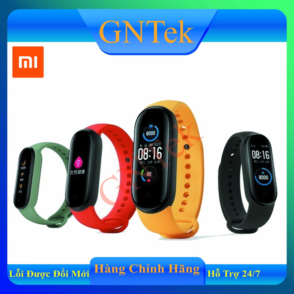 [CHÍNH HÃNG XIAOMI-CÓ TIẾNG VIỆT] Vòng đeo tay thông minh Xiaomi Mi Band 4 Mi Band 5- Theo dõi sức khỏe, Pin siêu bền