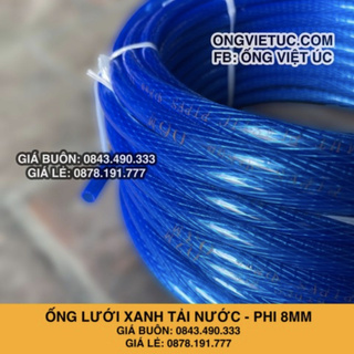 Ống nhựa lưới xanh Việt Úc Phi 8mm - Cuộn 44m - hàng chính hãng AHT