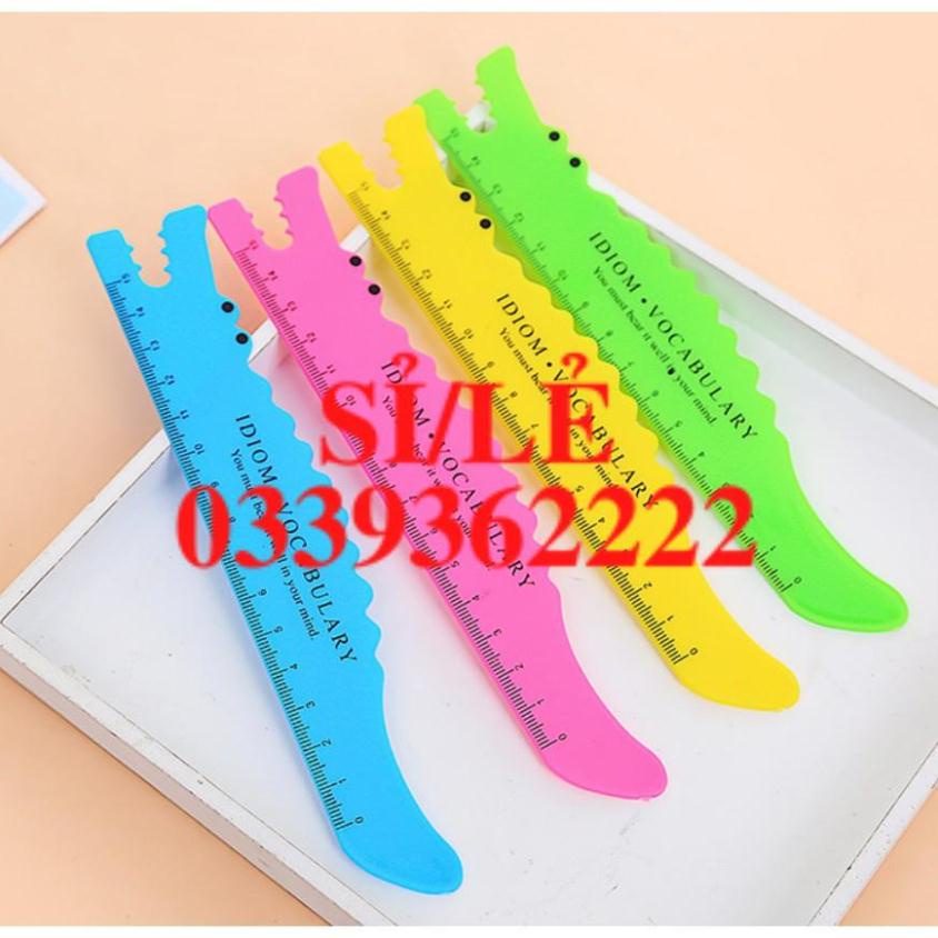 [ HAIANHSHOP ] Thước kẻ nhựa hình động vật 15cm   Duashop &gt;