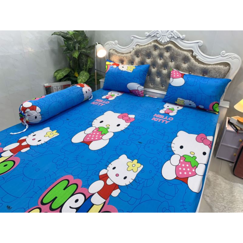 DRAP THUN HÀN QUỐC HELLO KITTY ( 4MÀU)