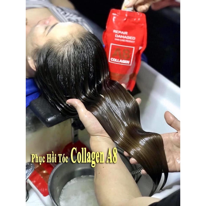 Hấp phục hồi Collagen A8 600ml - Hàng Công Ty