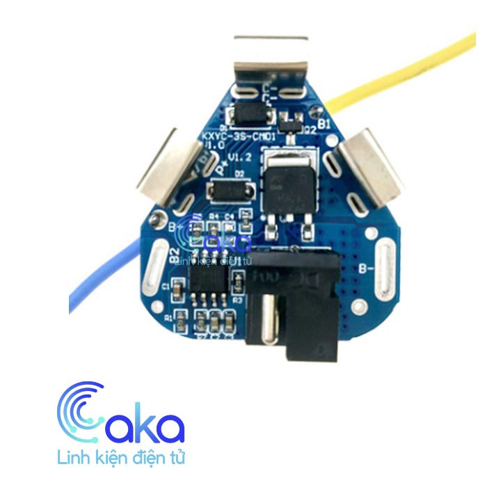 Mạch 3S 12V 22A Li-ion 3.7V pin tam giác