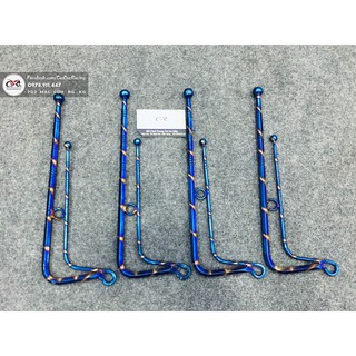 cây treo cờ phuộc trước xe , cây trang trí dẫn đoàn xe titan