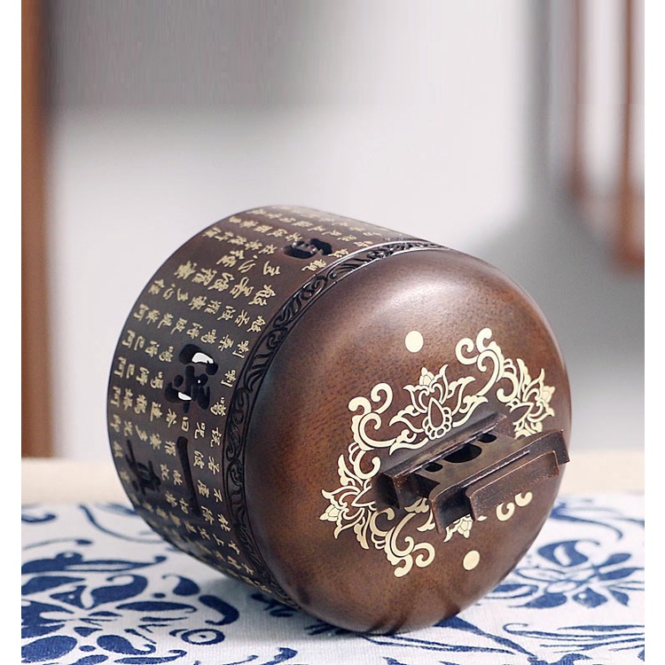 LƯ HƯƠNG XÔNG TRẦM, ĐỐT TRẦM BẰNG ĐỒNG NGUYÊN CHẤT