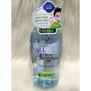 Nước tẩy trang Micellar Senka ALL Clear Water Fresh